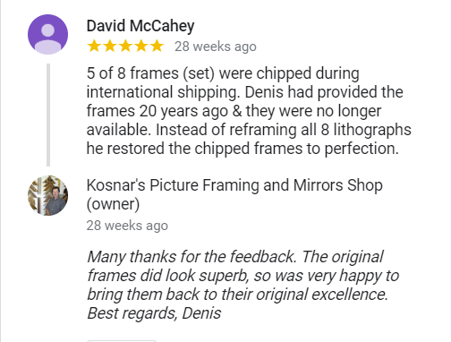 14th Testimonial